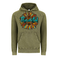 Vintage Olive thankful sunflower Vintage Hoodie - RanaPortraitStore