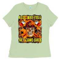 Matcha Western Hell Was Full So I Came Back Ladies Tee - LillyAllenDesigns