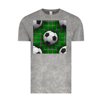 Cloud Rock soccer ball with goal nets seamless pattern Vintage Tee - BundleAndBundleShop
