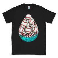 Black baseball and western roses teardrop  8 Classic Tee - BundleAndBundleShop