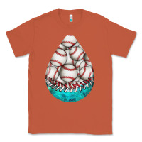 Copper baseball and western roses teardrop  8 Classic Tee - BundleAndBundleShop