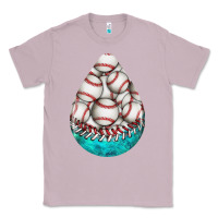 Lilac baseball and western roses teardrop  8 Classic Tee - BundleAndBundleShop