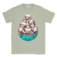 Matcha baseball and western roses teardrop  8 Classic Tee - BundleAndBundleShop
