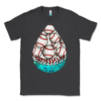 Smoke baseball and western roses teardrop  8 Classic Tee - BundleAndBundleShop