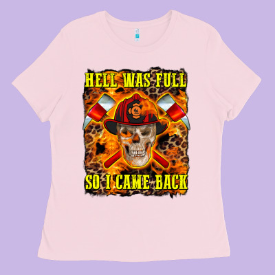 Western Hell Was Full So I Came Back Ladies Tee Designed By Lillyallendesigns