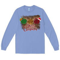 Colony Blue Merry Christmas Apples Long Sleeve Tee - Bettercallsaul