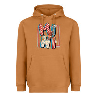 Meerkat 4th of July mini with lightning bolt Heavyweight Hoodie - FaDigitalArtStudio