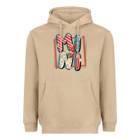 Mushroom 4th of July mini with lightning bolt Heavyweight Hoodie - FaDigitalArtStudio