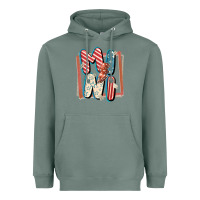Sage 4th of July mini with lightning bolt Heavyweight Hoodie - FaDigitalArtStudio
