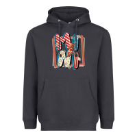 Smoke 4th of July mini with lightning bolt Heavyweight Hoodie - FaDigitalArtStudio