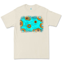 Bone turquoise gemstone sunflower background Premium Tee - JahusDesignShop