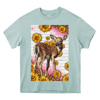 Arona Western Cute Baby Deer Fawn Heavy Core Tee - LillyAllenDesigns