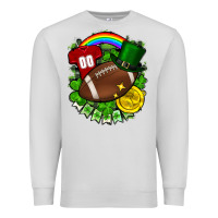 Dove Grey St. Patrick's Day American Football Premium Sweatshirt - FaDigitalArtStudio