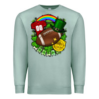 Seafoam St. Patrick's Day American Football Premium Sweatshirt - FaDigitalArtStudio