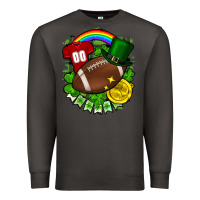 Smoke St. Patrick's Day American Football Premium Sweatshirt - FaDigitalArtStudio