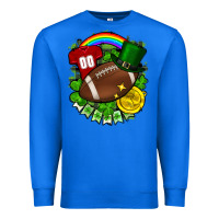True Royal St. Patrick's Day American Football Premium Sweatshirt - FaDigitalArtStudio