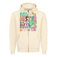 Sandshell Little mister hops a lot Easter Day Zipper Hoodie - HowdyJamesFarm