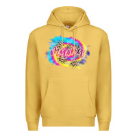 Antique Gold Mama Tie dye Leopard Premium Hoodie - CowCowDesign