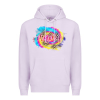 Lilac Mama Tie dye Leopard Premium Hoodie - CowCowDesign