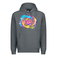Rock Mama Tie dye Leopard Premium Hoodie - CowCowDesign