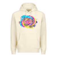 Sandshell Mama Tie dye Leopard Premium Hoodie - CowCowDesign