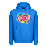 True Royal Mama Tie dye Leopard Premium Hoodie - CowCowDesign