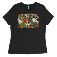 Black western rodeo background Ladies Tee - Jasminsmagicworld