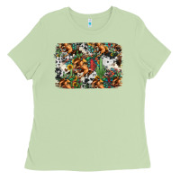 Matcha western rodeo background Ladies Tee - Jasminsmagicworld