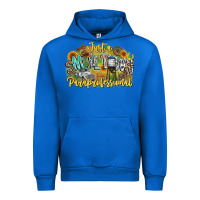 Cobalt just small town paraprofessional Urban Hoodie - CowhideDigitalArt