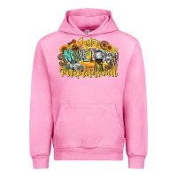 Fuchsia Pink just small town paraprofessional Urban Hoodie - CowhideDigitalArt