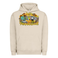 Pigment French Oak just small town paraprofessional Urban Hoodie - CowhideDigitalArt