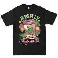 Black highly caffeinated Premium Tee - MaliasSmallBusiness