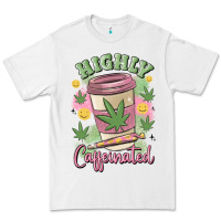 White highly caffeinated Premium Tee - MaliasSmallBusiness