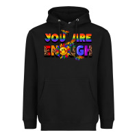 Black you are enough Heavyweight Hoodie - FaDigitalArtStudio