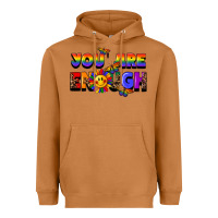 Meerkat you are enough Heavyweight Hoodie - FaDigitalArtStudio