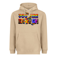 Mushroom you are enough Heavyweight Hoodie - FaDigitalArtStudio