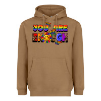 You Are Enough Heavyweight Hoodie | Teevron