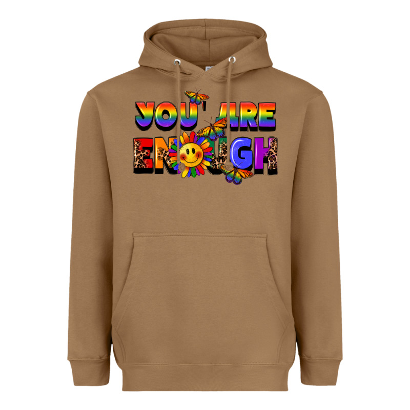 You Are Enough Heavyweight Hoodie by FaDigitalArtStudio | Teevron
