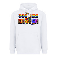 White you are enough Heavyweight Hoodie - FaDigitalArtStudio