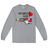 Heather Grey my students stole my heart Long Sleeve Tee - Bettercallsaul