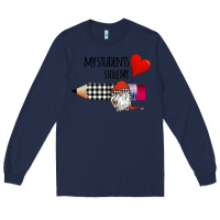 Navy my students stole my heart Long Sleeve Tee - Bettercallsaul