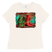 Bone country boots Christmas Ladies Tee - Jasminsmagicworld