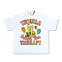 White tequila cheaper than therapy Urban Heavy Tee - LillyAllenDesigns