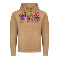Vintage Camel Peace Love Mardi Gras Vintage Hoodie - BundleAndBundleShop