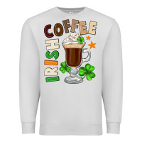 Dove Grey Irish coffee St. Patrick's Day Premium Sweatshirt - FaDigitalArtStudio
