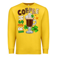 Lemon Irish coffee St. Patrick's Day Premium Sweatshirt - FaDigitalArtStudio