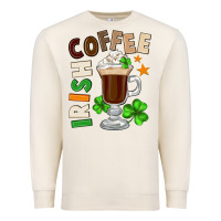 Sandshell Irish coffee St. Patrick's Day Premium Sweatshirt - FaDigitalArtStudio
