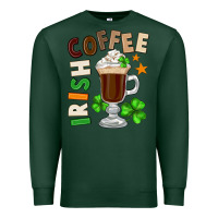 Sports Green Irish coffee St. Patrick's Day Premium Sweatshirt - FaDigitalArtStudio