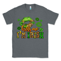 Charcoal Heather kiss me im irish st patricks lip stain Classic Tee - LillyAllenDesigns