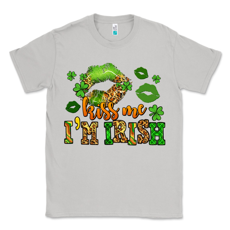 Kiss Me Im Irish St Patricks Lip Stain Classic Tee by LillyAllenDesigns | Teevron